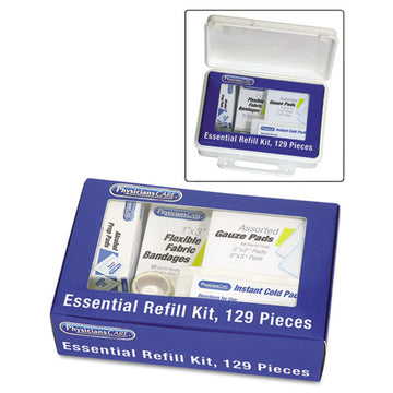 PhysiciansCare® by First Aid Only® Complete Care Essential Refill Kit, 129 Pieces, Box freeshipping - TVN Wholesale